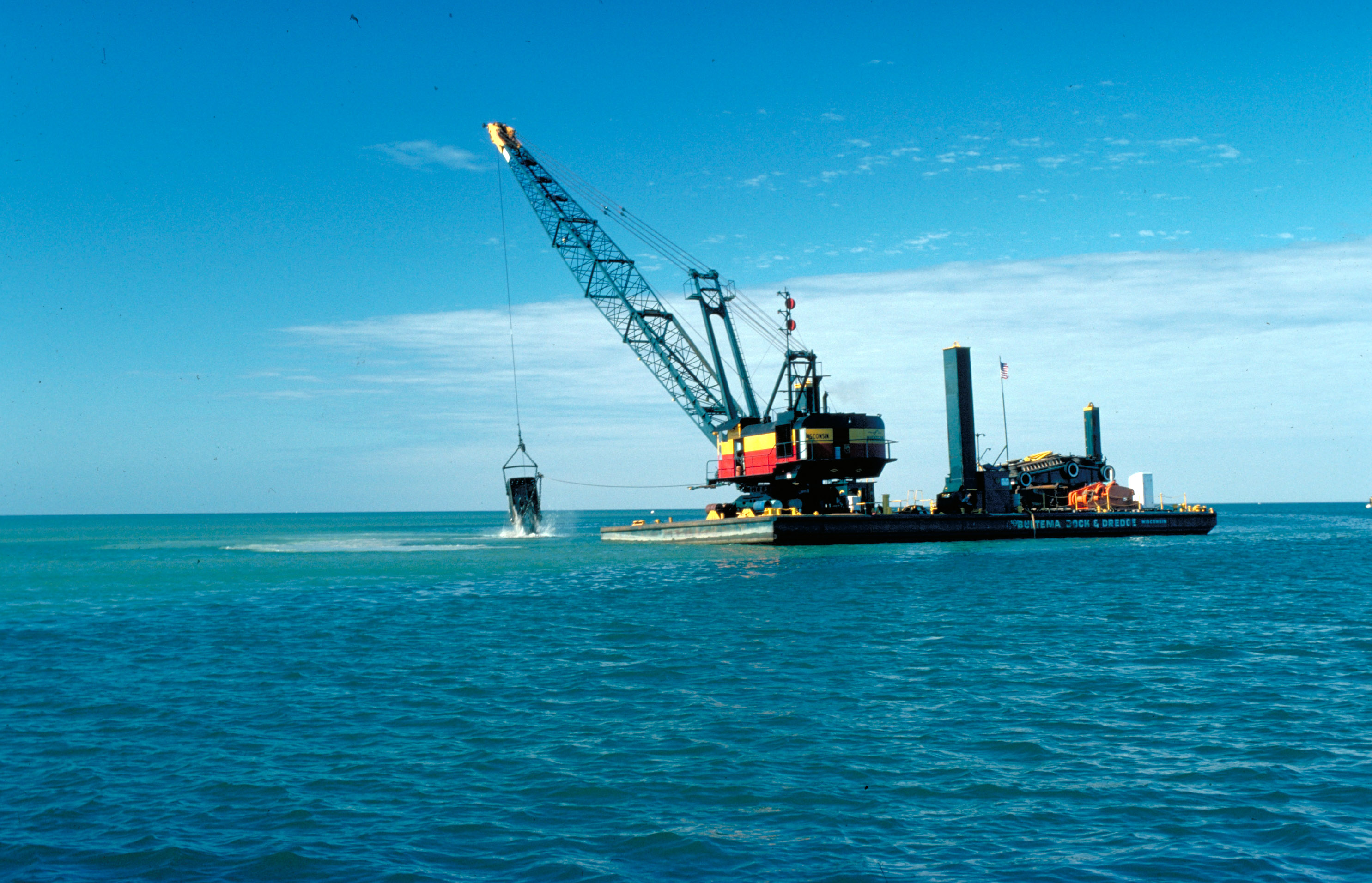 government assistance dredging a small channel