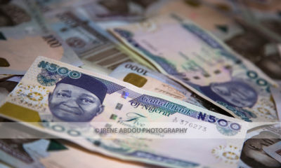 500 and 1000 naira bills (Nigerian currency)