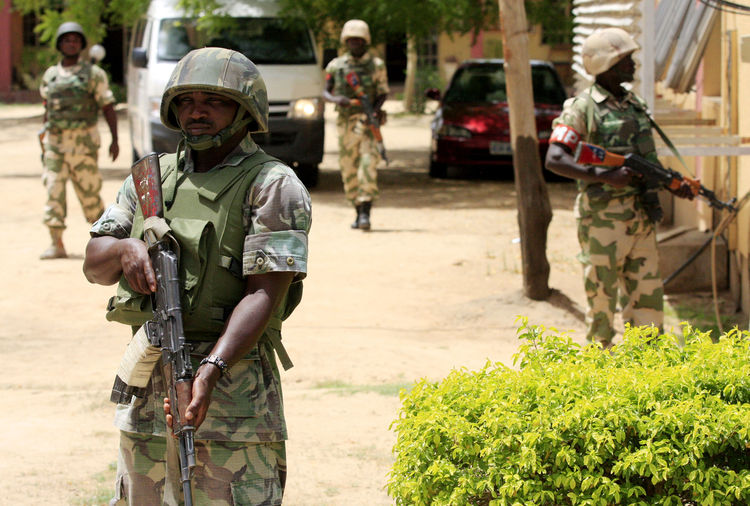 nigerian troops