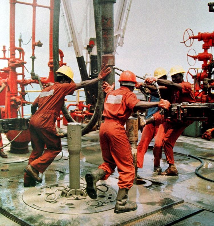 Nigeria oil rig