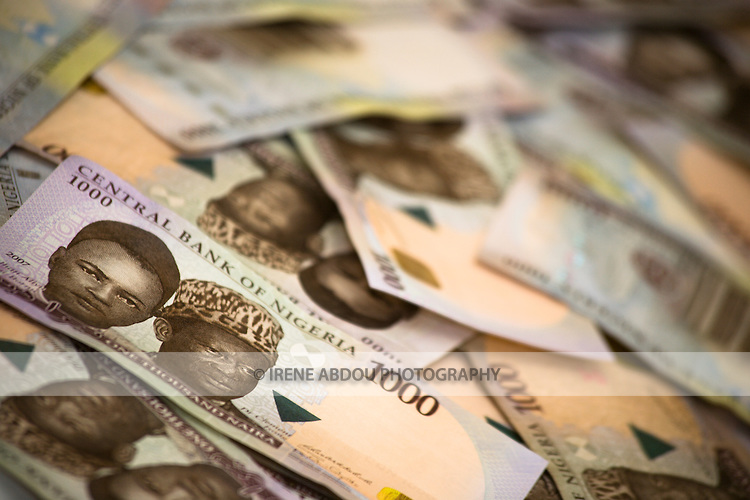 1000 naira bills (Nigerian currency)