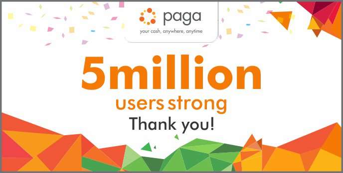 Paga hits 5 million users