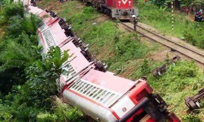 Cameroon's derailed train