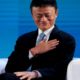 Alibaba CEO Jack Ma gestures as he is introduced to participate in a panel discussion at the APEC CEO Summit in Manila