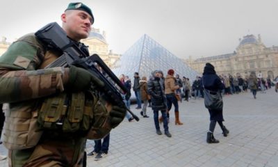 Armed French Soldier
