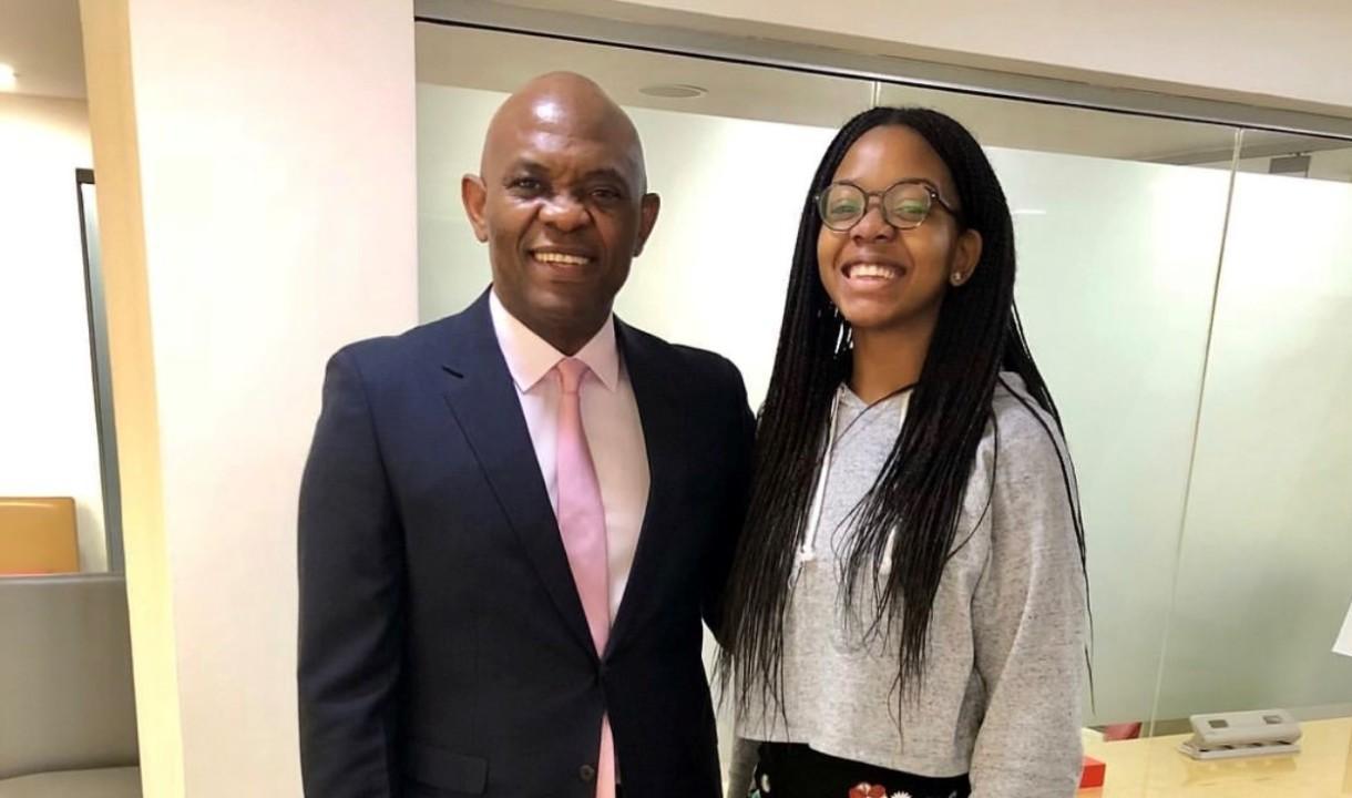 Tony Elumelu and Daughter Oge Elumelu