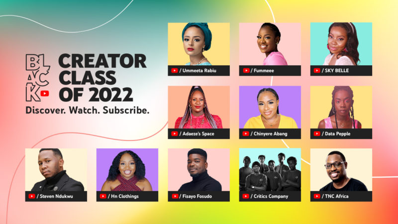 YouTube Class Of 2022 Nigeria