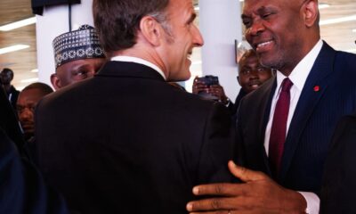 Tony Elumelu and Macron